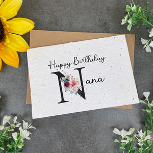 Happy Birthday Nana - Plantable Seed Card