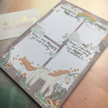 Load image into Gallery viewer, Unicorns and Rainbows A5 Notepad-3-The Persnickety Co

