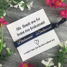 Load image into Gallery viewer, Bridesmaid Hair Tie-The Persnickety Co
