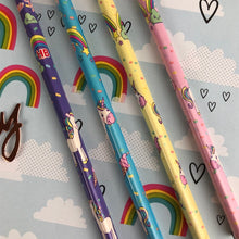 Load image into Gallery viewer, Rainbow and Unicorn Wooden Pencils-8-The Persnickety Co
