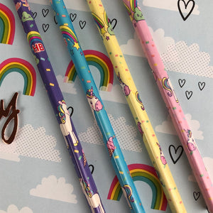 Rainbow and Unicorn Wooden Pencils-8-The Persnickety Co