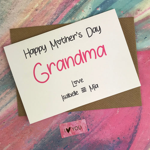 Happy Mother's Day Grandma Card-The Persnickety Co