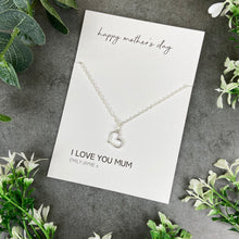 Load image into Gallery viewer, Dainty Heart Necklace - Happy Mother&#39;s Day
