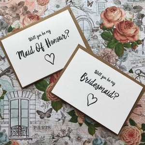Will You Be My Bridesmaid Card-The Persnickety Co
