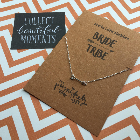 Bride Tribe Arrow Necklace-4-The Persnickety Co