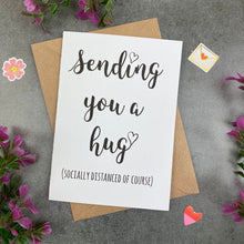 Load image into Gallery viewer, Sending You A Hug (Socially Distanced Of Course) Card-7-The Persnickety Co
