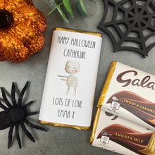 Load image into Gallery viewer, Mummy Happy Halloween - Personalised Chocolate Bar-The Persnickety Co
