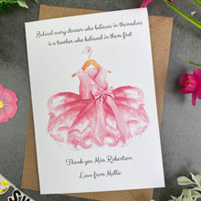 Load image into Gallery viewer, Dance Teacher Thank You Card-9-The Persnickety Co
